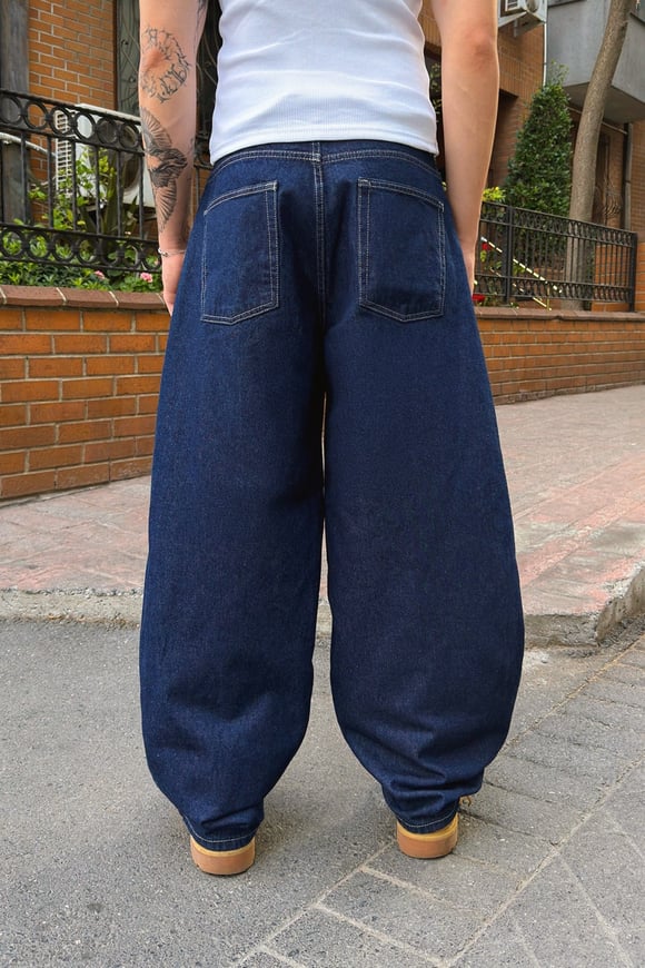 Bel Lastikli Baggy Jean
