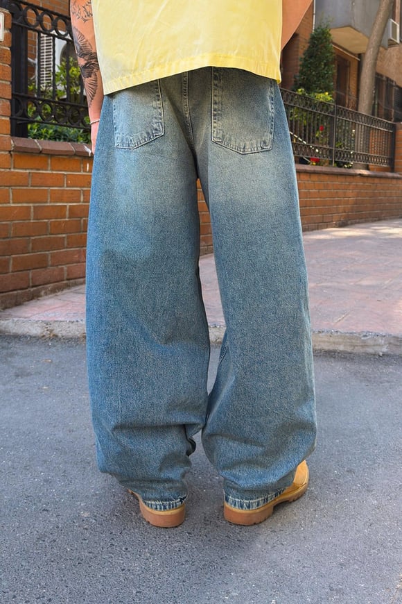 Bel Lastikli Baggy Jean