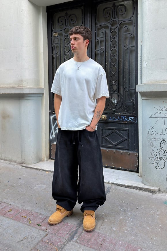 Bel Lastikli Baggy Jean