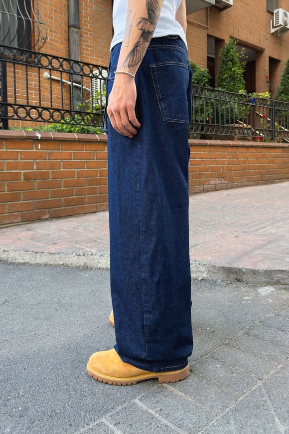 Bel Lastikli Baggy Jean