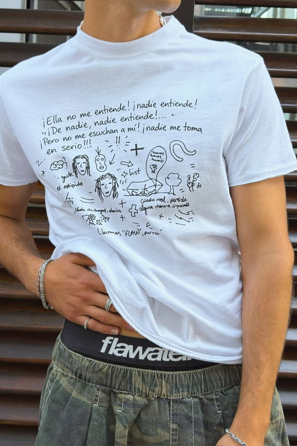 Sketch Rock Printed 70s Band tee