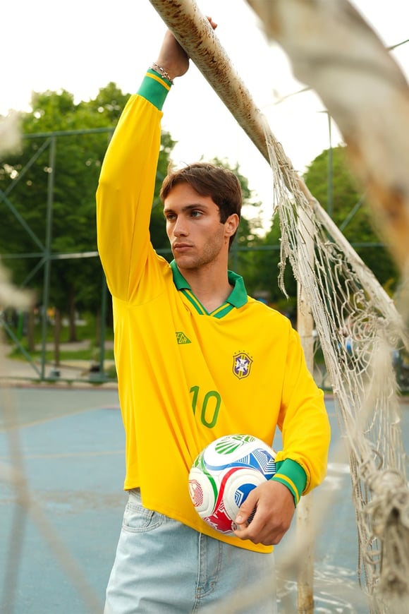 Brazil Logo Premium Oversize Uzun Kol Forma