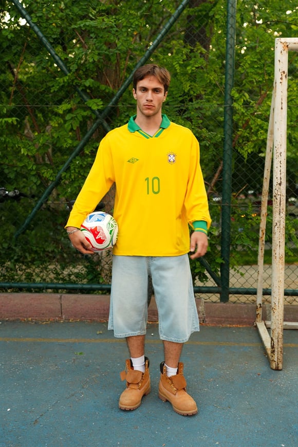 Brazil Logo Premium Oversize Uzun Kol Forma