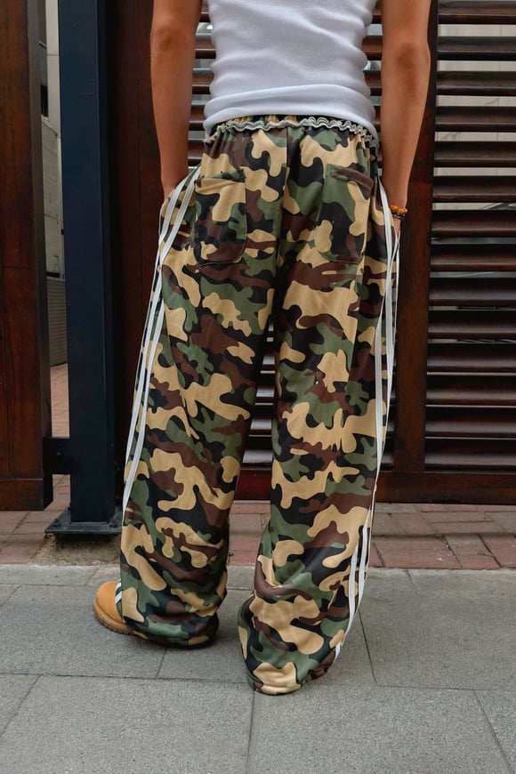 Camo Pattern Monster Fit Sweatpants