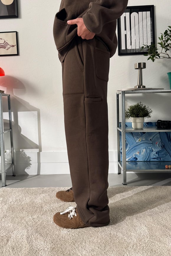 Cep Dikiş Detaylı Baggy Eşofman