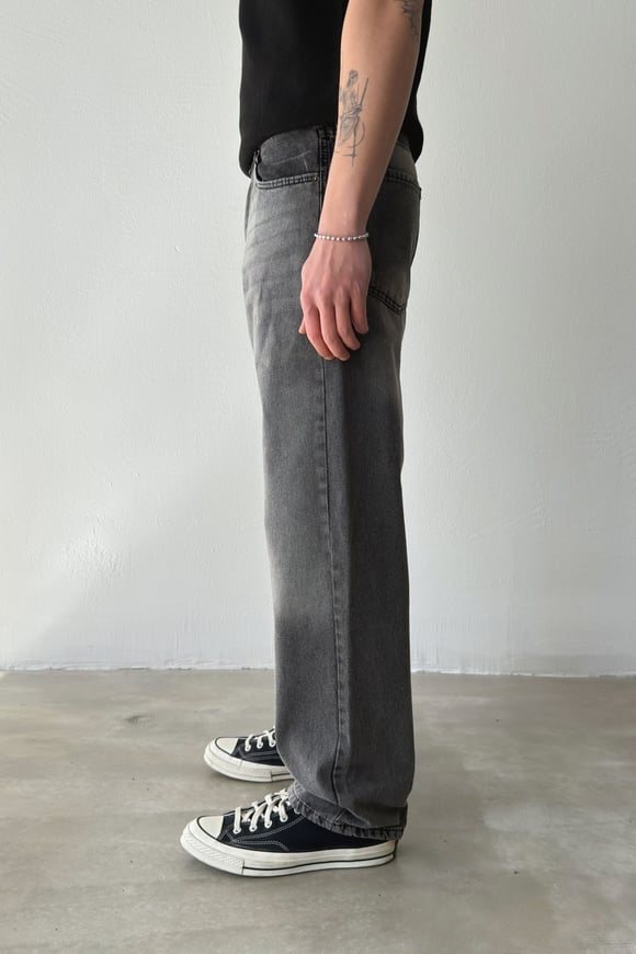 Çizgili Regular Jean