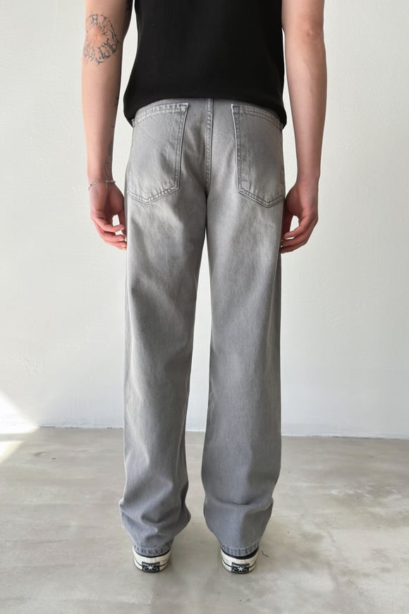 Çizgili Regular Jean