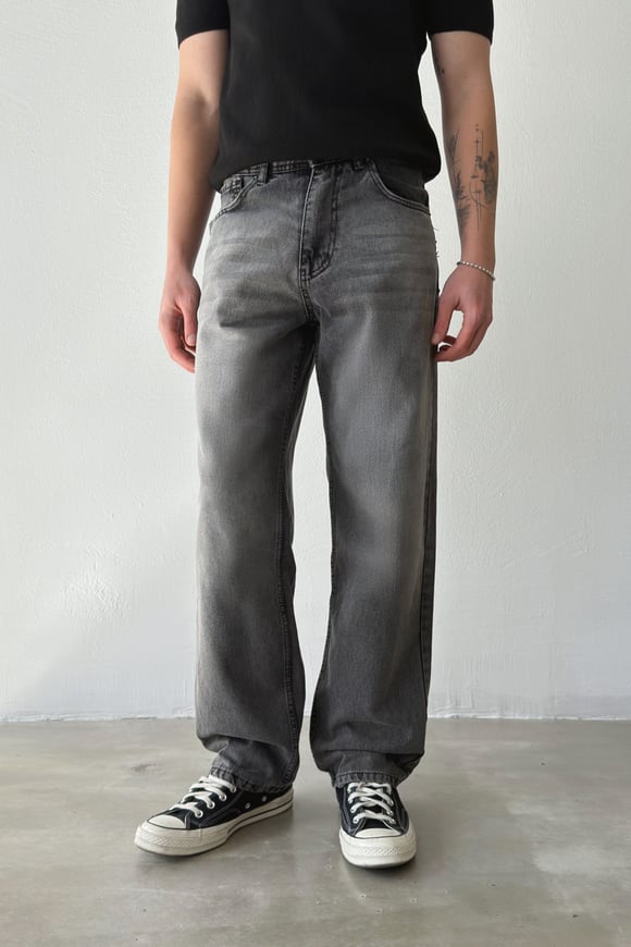 Çizgili Regular Jean