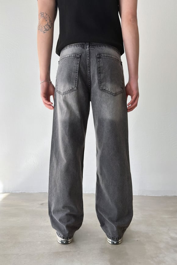Çizgili Regular Jean