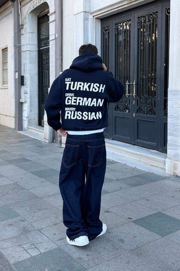 Creed Navy Blue Hoodie