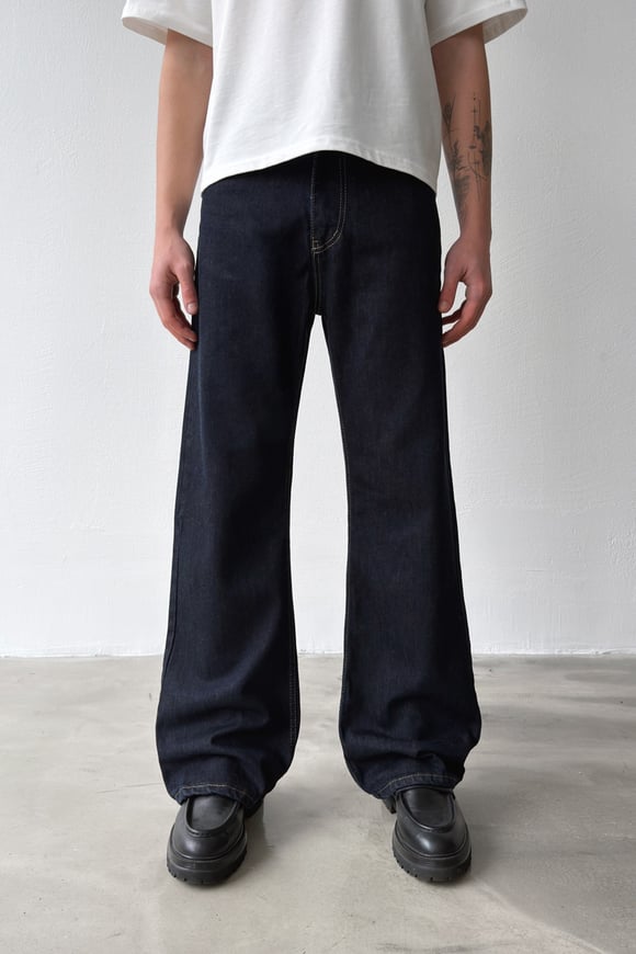 Raw Denim Flare Fit Jean