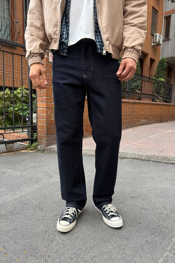 Raw Dark Blue Regular Jeans