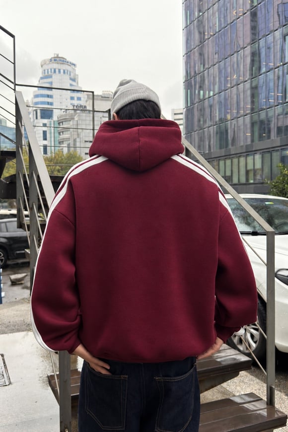 Effortless Burgundy Hoodie
