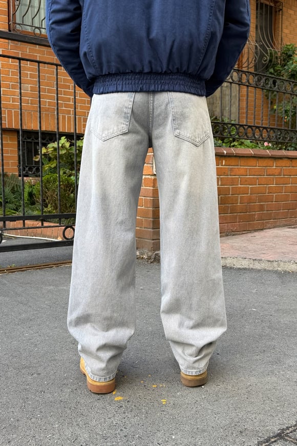 Gravel Ice Grey Baggy Fit Jeans