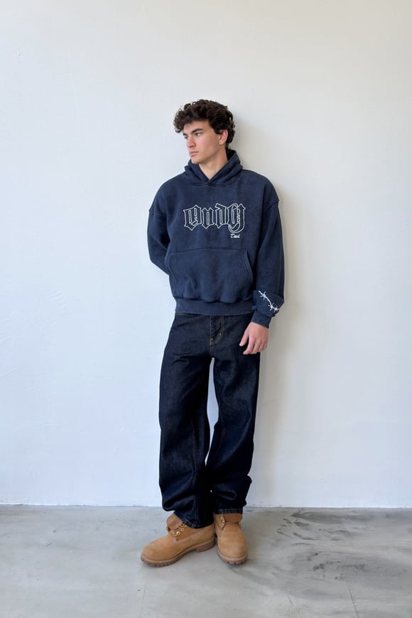 Endy Dad Nakışlı Hoodie