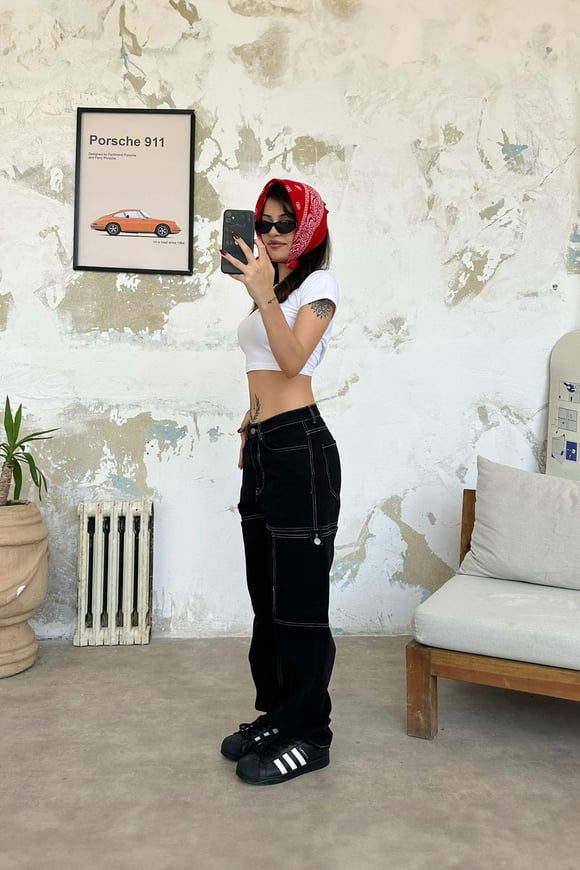 Flaw Atelier Basic Beyaz Crop