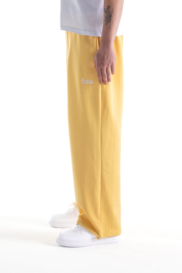 Flaw Atelier Sarı Baggy Eşofman Altı