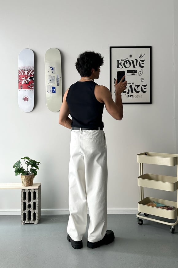 Flaw Atelier Sırt Nakışlı Top Tank Atlet
