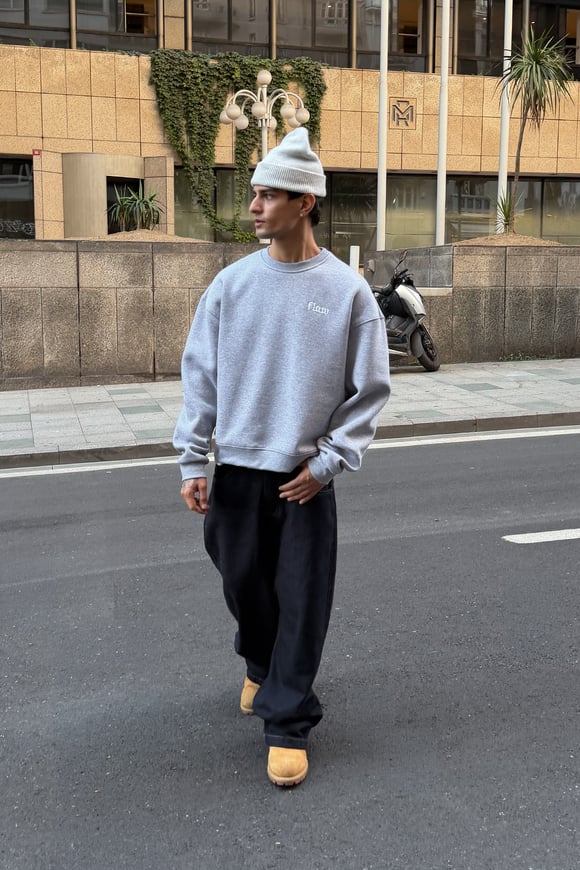 Signature Melange Crewneck
