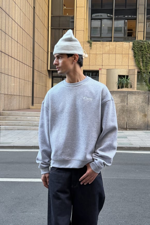Signature Melange Crewneck