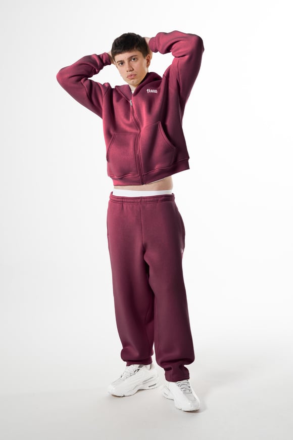 Flex Tech Bordo Oversize Eşofman