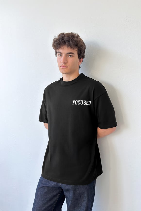 Focused247 Baskılı Tişört