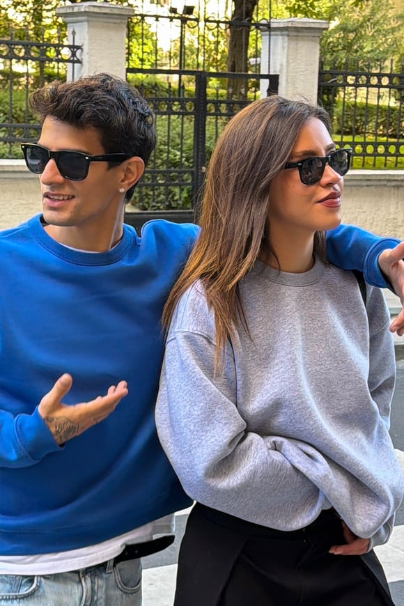 FW Star Cool Puff Saxe Blue Relax Fit Sweat