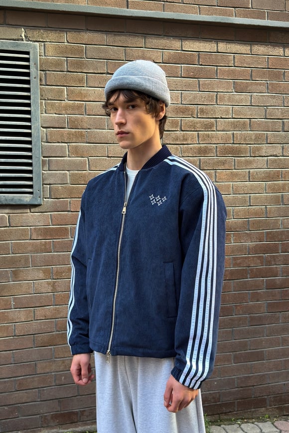 FW Star Navy Blue Corduroy Jacket