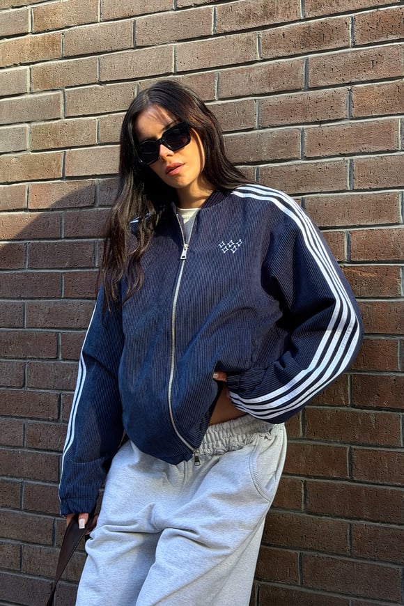 FW Star Navy Blue Corduroy Jacket