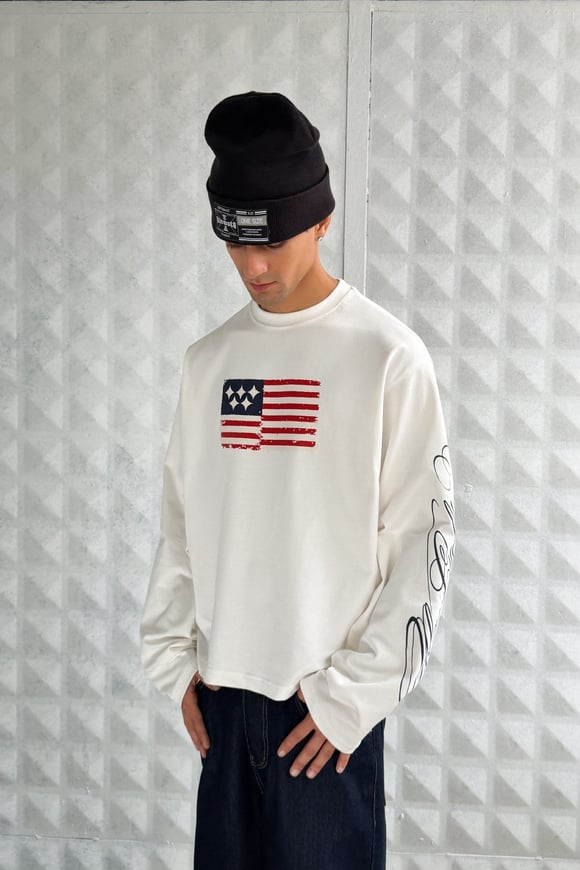 FW Stars Curved Long Sleeve