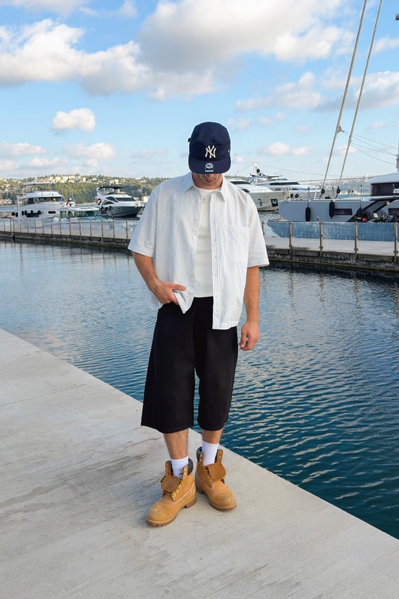 Harbor Oversized Striped Shirt 