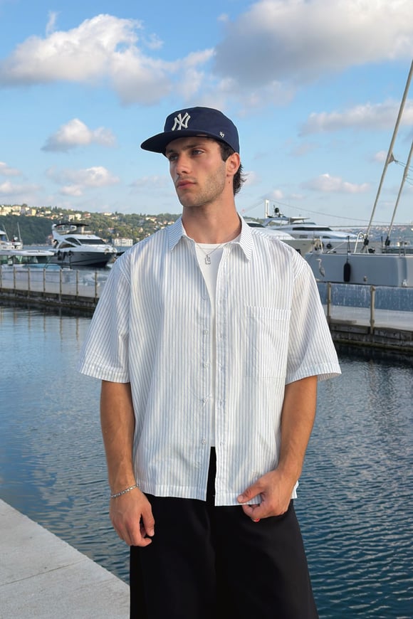 Harbor Oversized Striped Shirt 