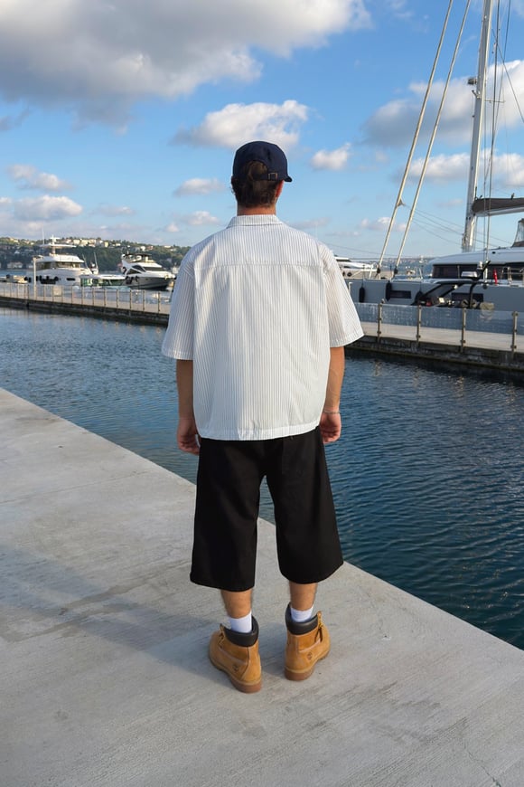 Harbor Oversized Striped Shirt 