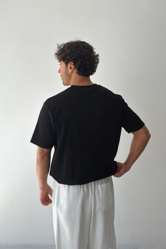 Havlu Kumaş Basic Tişört