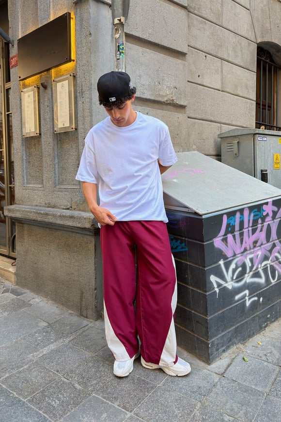 Wave Claret Red Track Pants