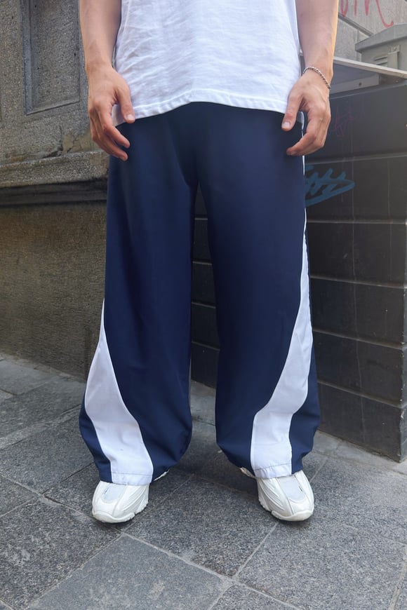 Wave Navy Track Pants