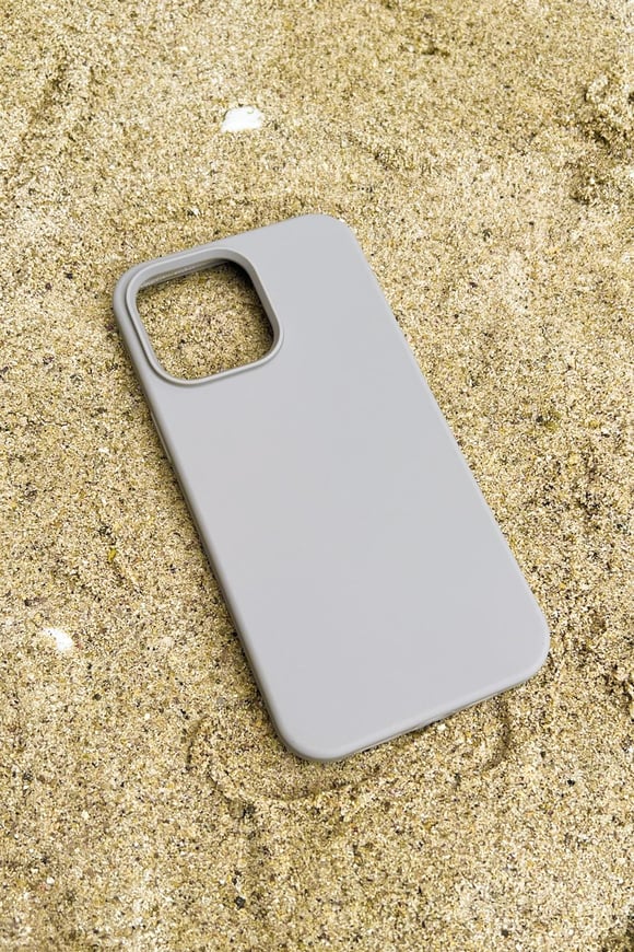 Iphone 14 ProMax Silicon Case Gri