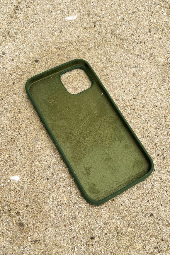 Iphone 14 Silicon Case Koyu Yeşil