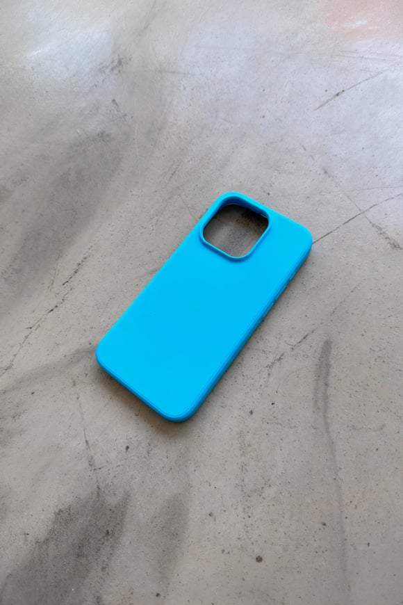 Iphone 15 Pro Uyumlu Silikon Düz Kılıf