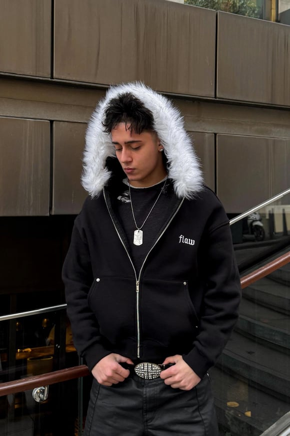 Flaw Atelier Snow Full Zip Hoodie