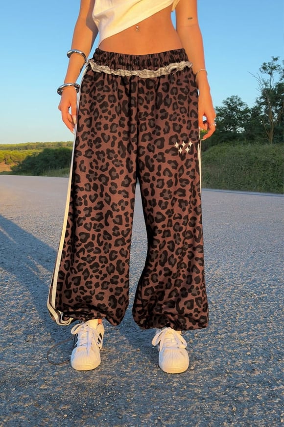Leopar Pattern Monster Fit