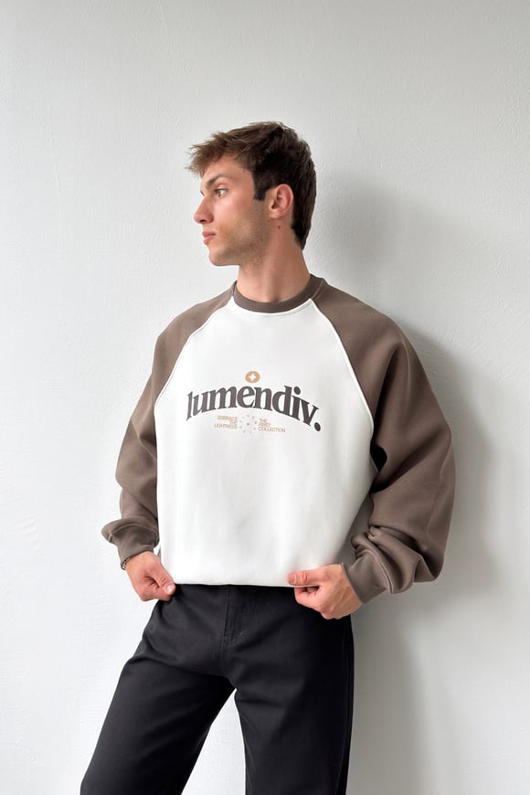 Lumendiv Baskılı Reglan Kol Sweatshirt