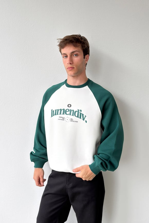 Lumendiv Baskılı Reglan Kol Sweatshirt