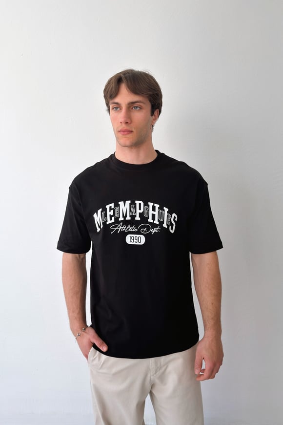 Memphis Baskılı Tişört
