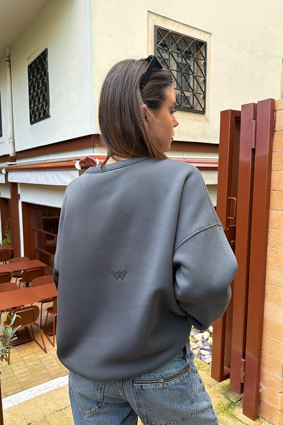 FW Cool Puff Boxy Fit Hard Coal Sweat