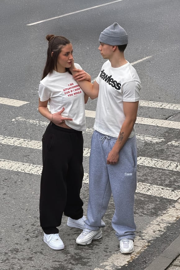 No Situationship Baskılı Tişört