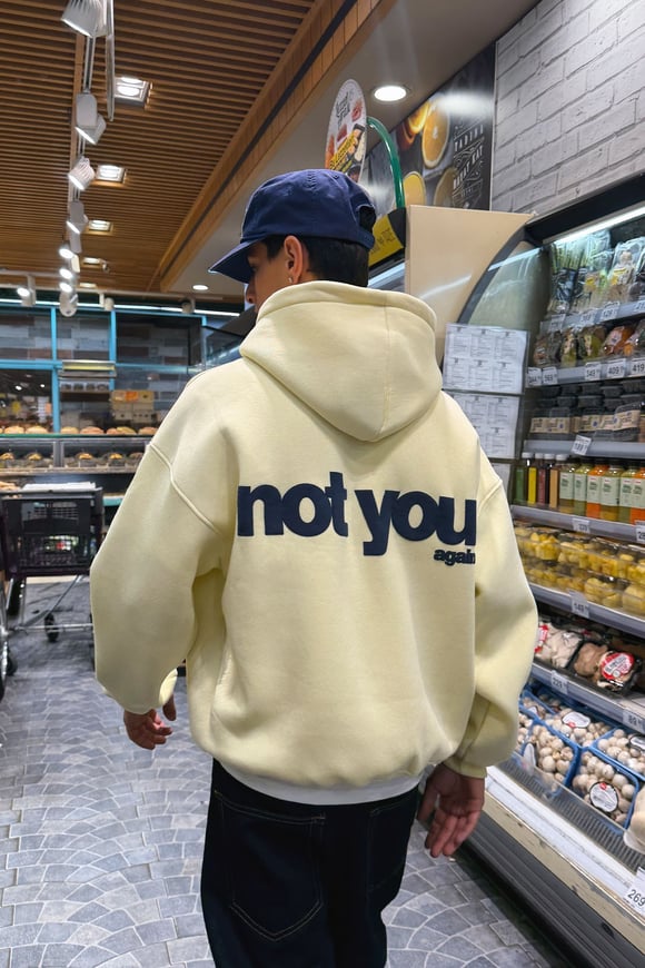 Deadpan Butter Yellow Hoodie