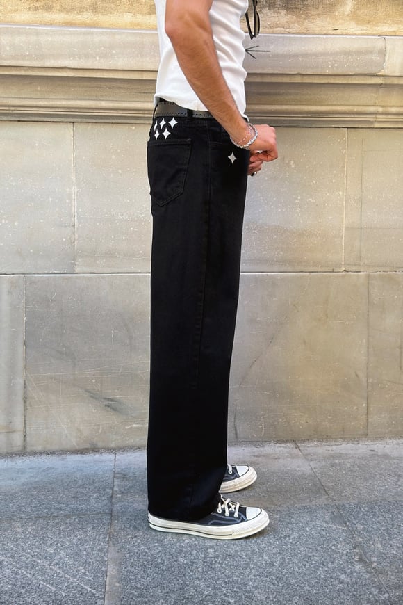 Raw Black Relax Fit Jean