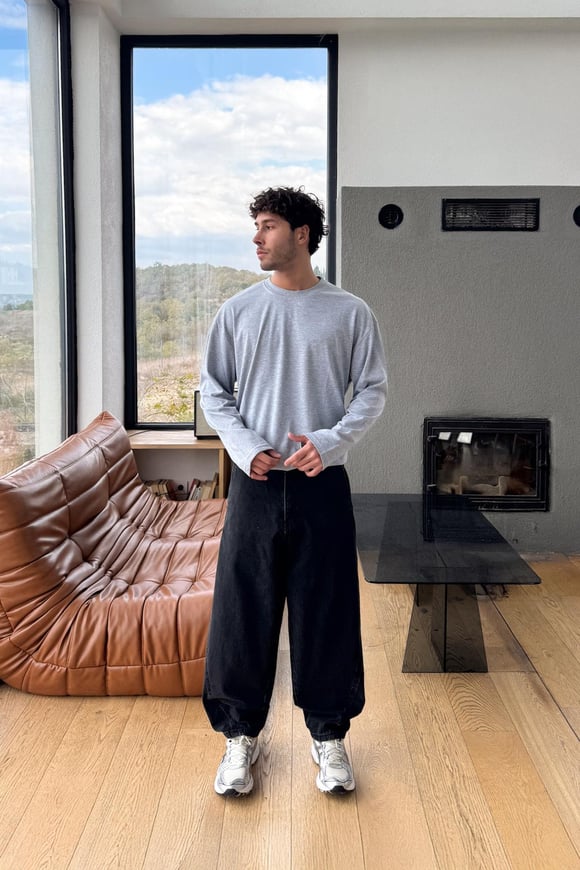 Baggy Jean Siyah