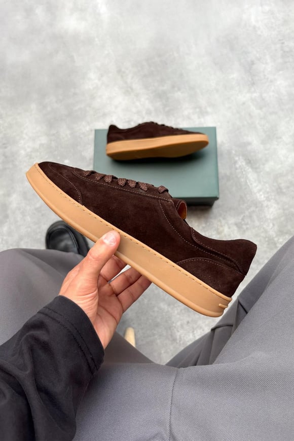 Süet Bağcıklı Sneaker